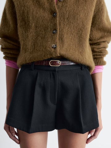 Loosefit Pantaloni con pieghe di & Other Stories in nero