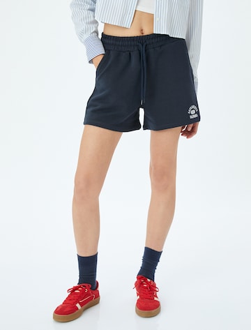 Koton Loose fit Pants in Blue: front