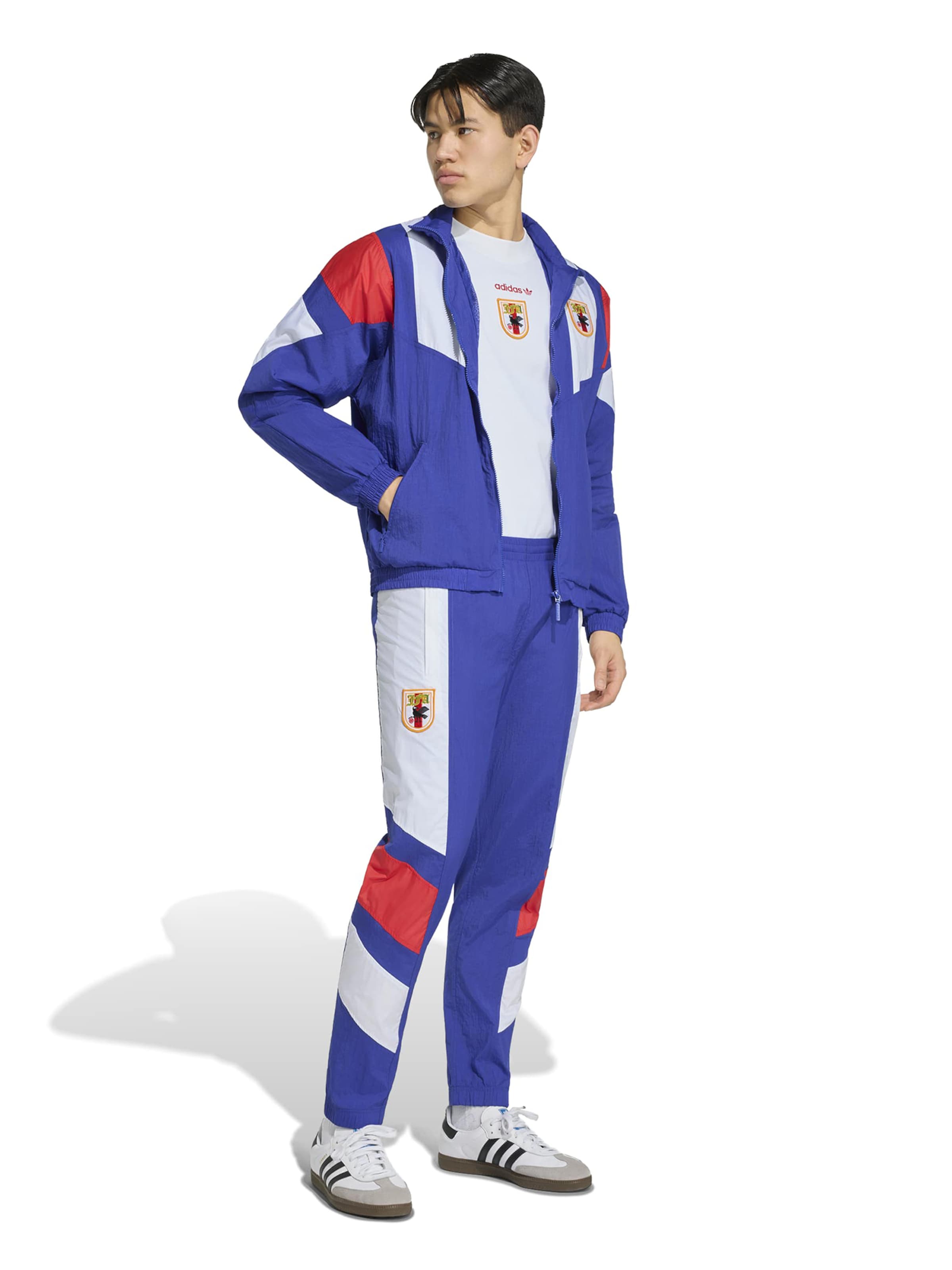 Tapered Pantaloni sportivi 'JFA EQT' di ADIDAS PERFORMANCE in blu