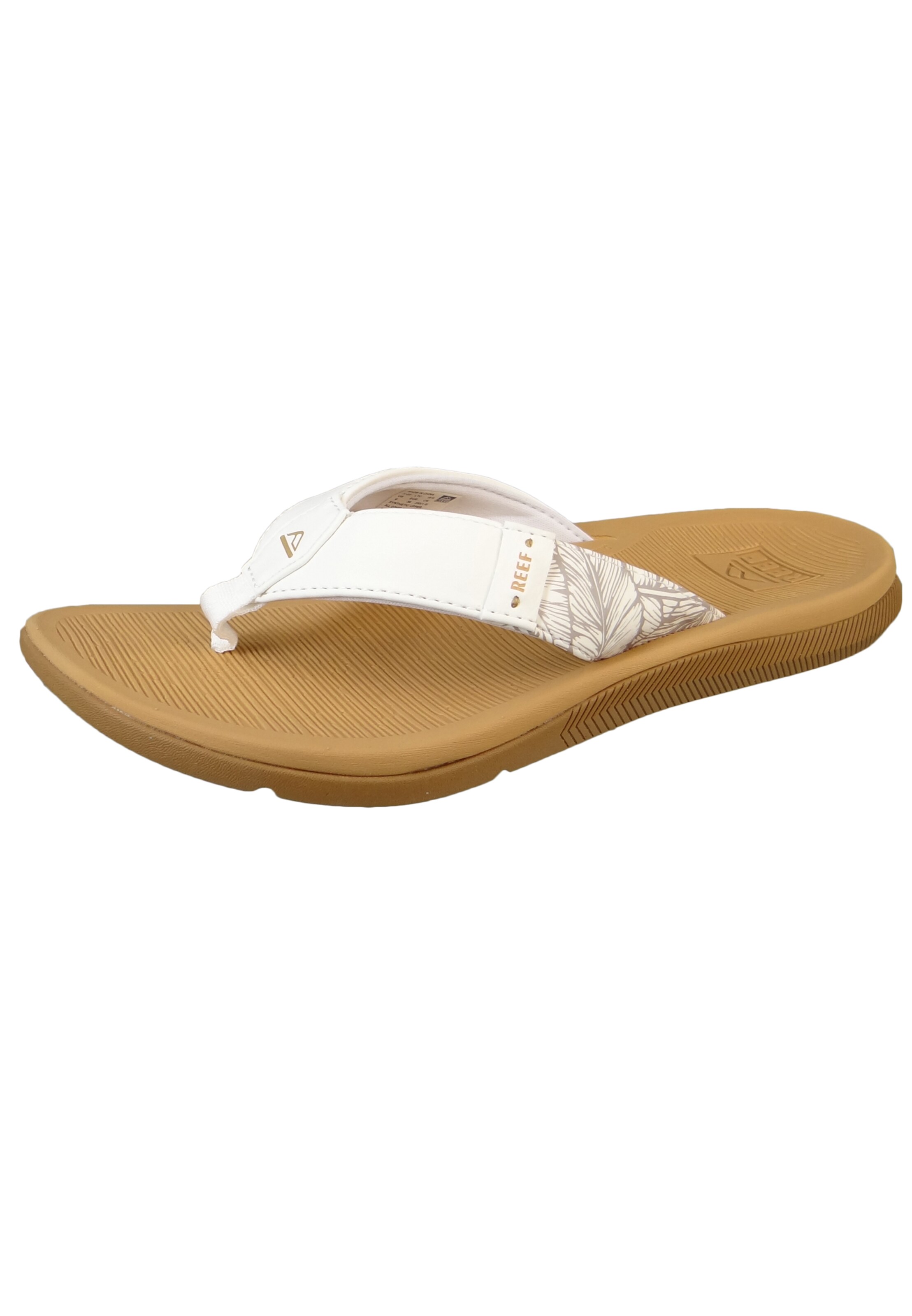 REEF Beach & Pool Shoes 'Santa Ana' in White: front
