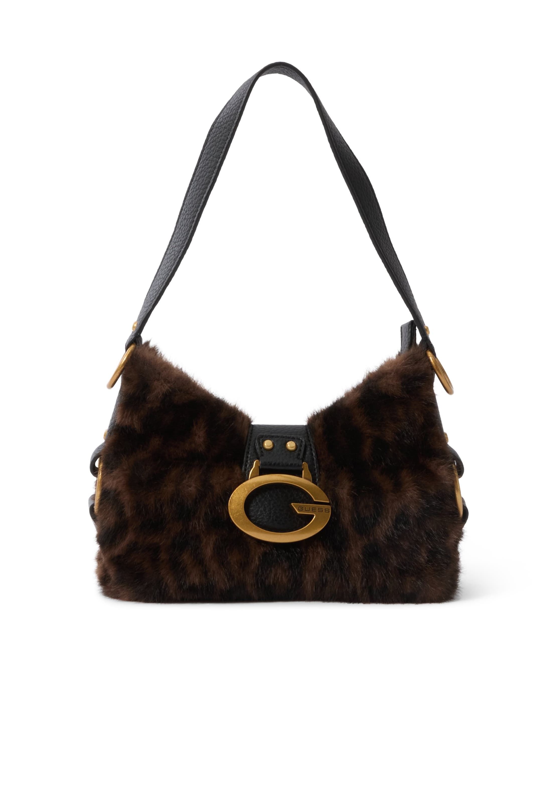 GUESS Shoulder Bag 'Camden' in Brown: front