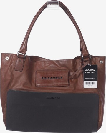 JIL SANDER Handtasche gross Leder One Size in Braun: predná strana