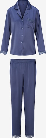 LingaDore Pyjama in Blau: Vorderseite
