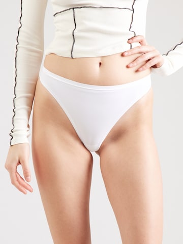 String Calvin Klein Underwear en blanc : devant