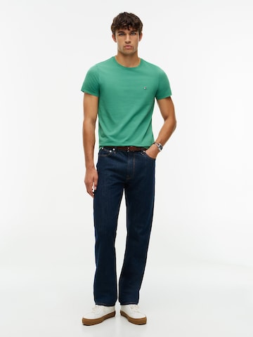 Coupe slim T-Shirt TOMMY HILFIGER en vert