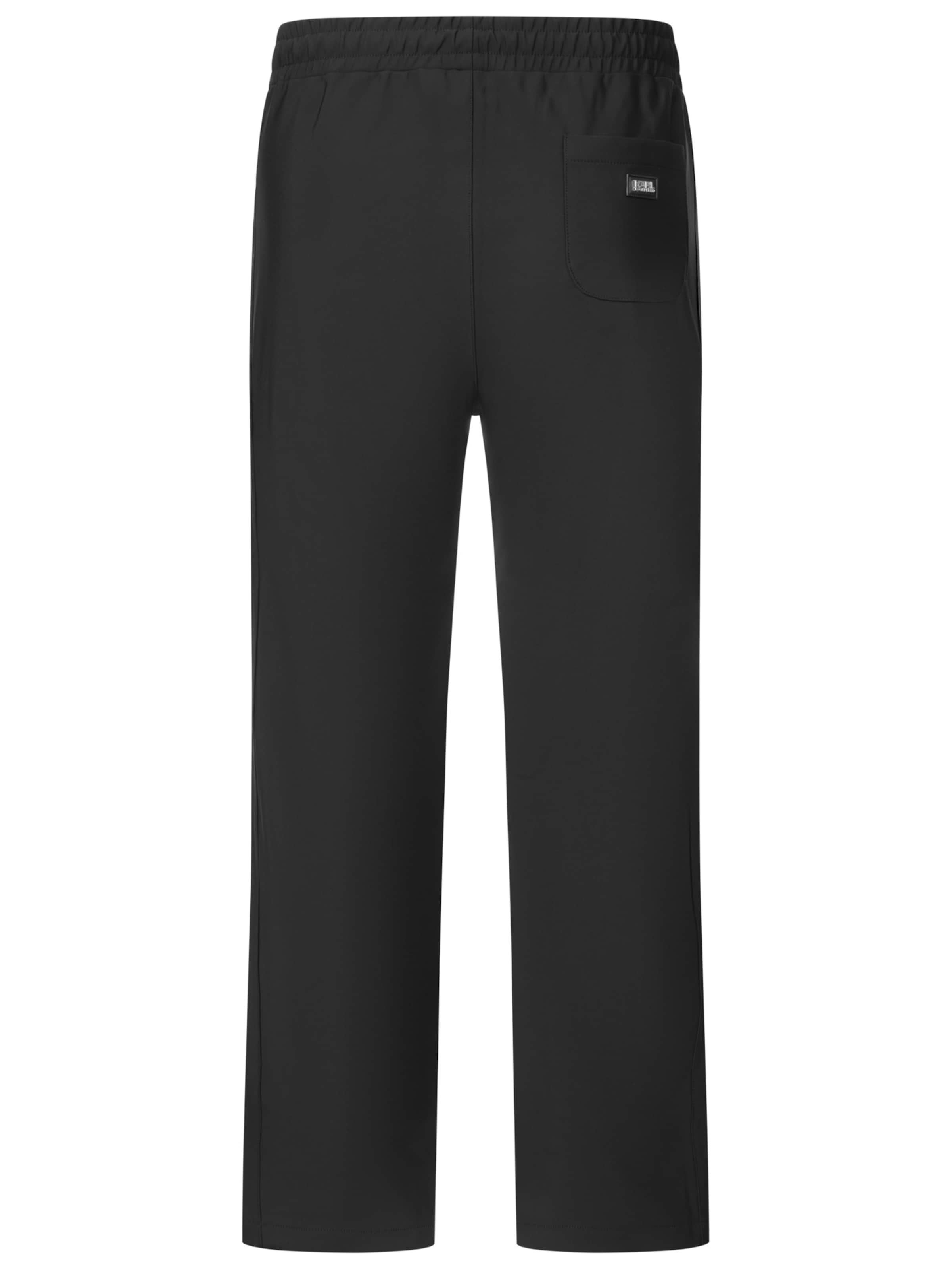 Regular Pantalon Karl Lagerfeld en noir : derrière