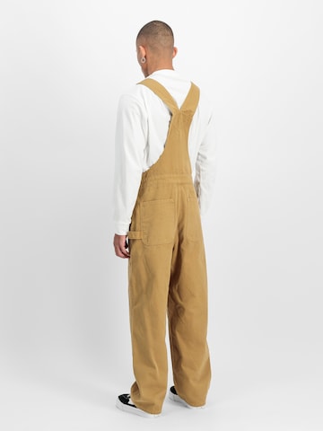 ALPHA INDUSTRIES Loosefit Latzhose in Grün