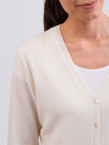 Cardigan CASH-MERE.CH en blanc