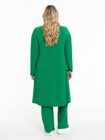 YOEK Gebreid vest in Groen