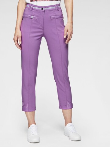 Navigazione Slimfit Pantalon in Roze: voorkant