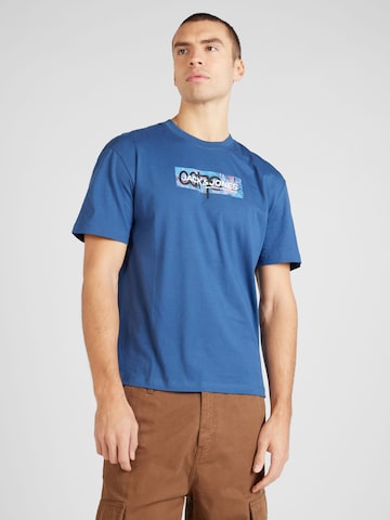JACK & JONES Shirt 'AOP' in Blauw: voorkant