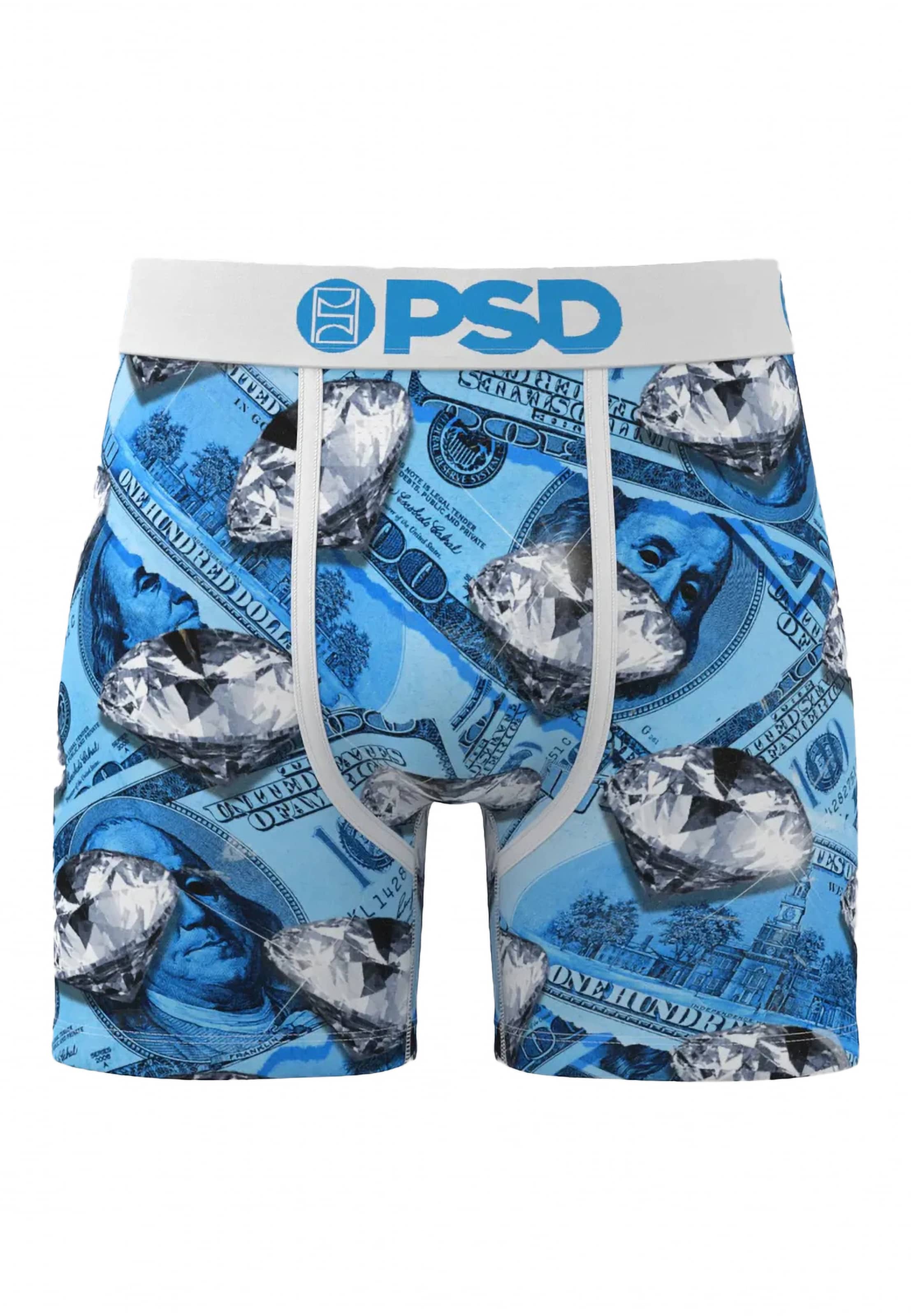 Boxer di PSD in blu: frontale
