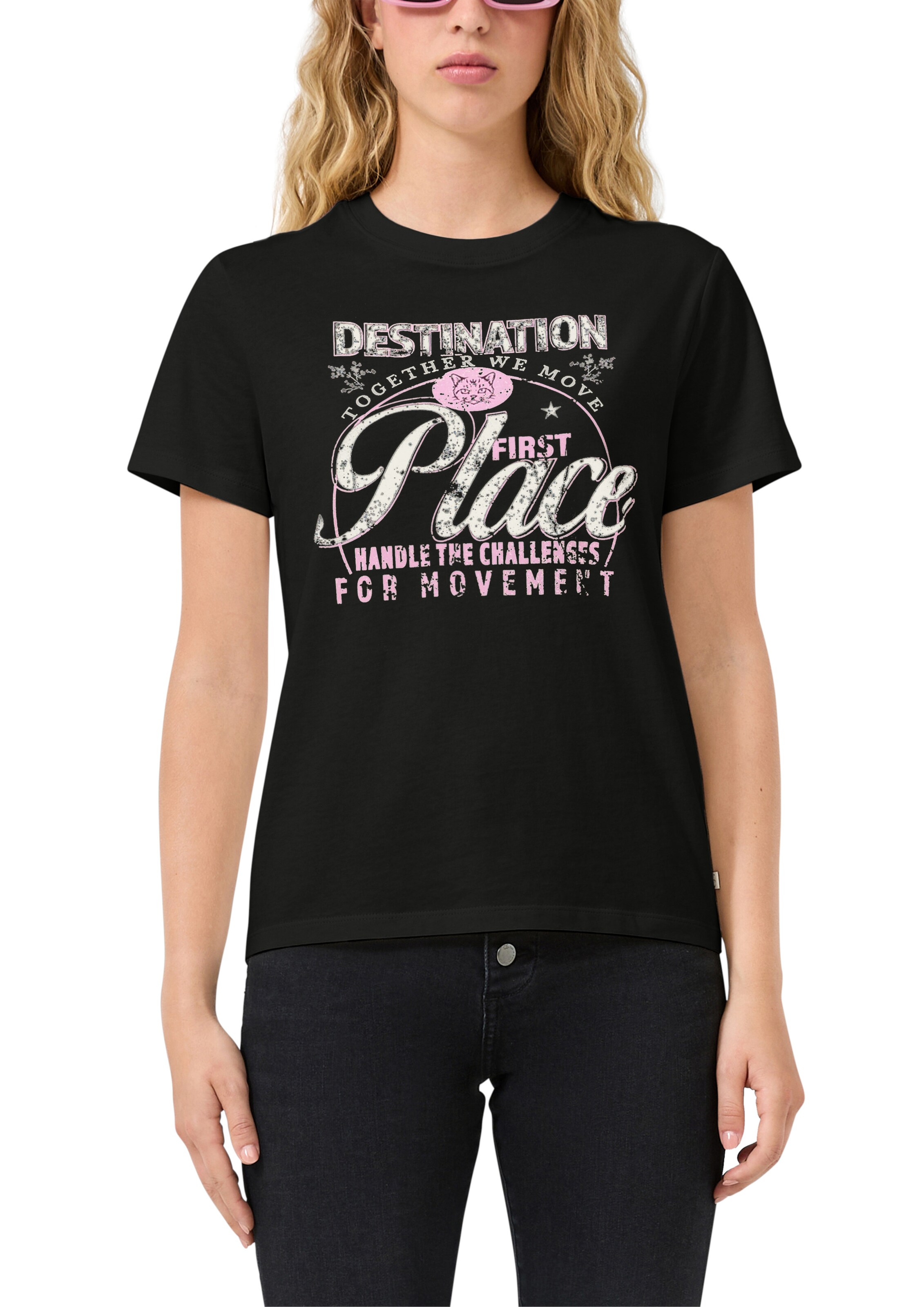 T-shirt QS en noir