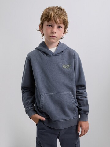 Scalpers Sweatshirt 'Typeskull' i grå: framsida