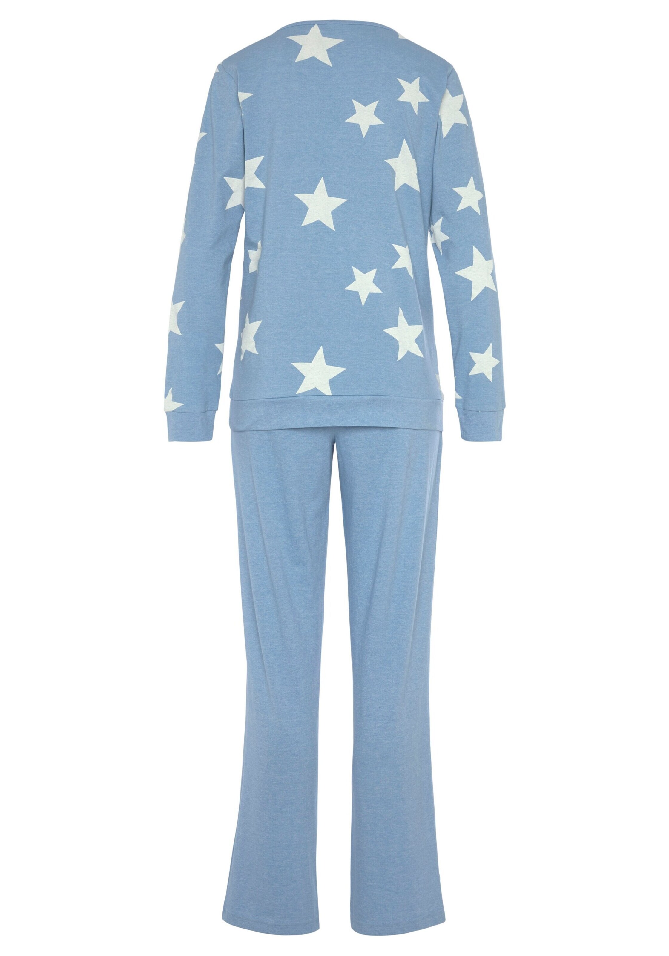 VIVANCE Pyjama 'Dreams' in Blau