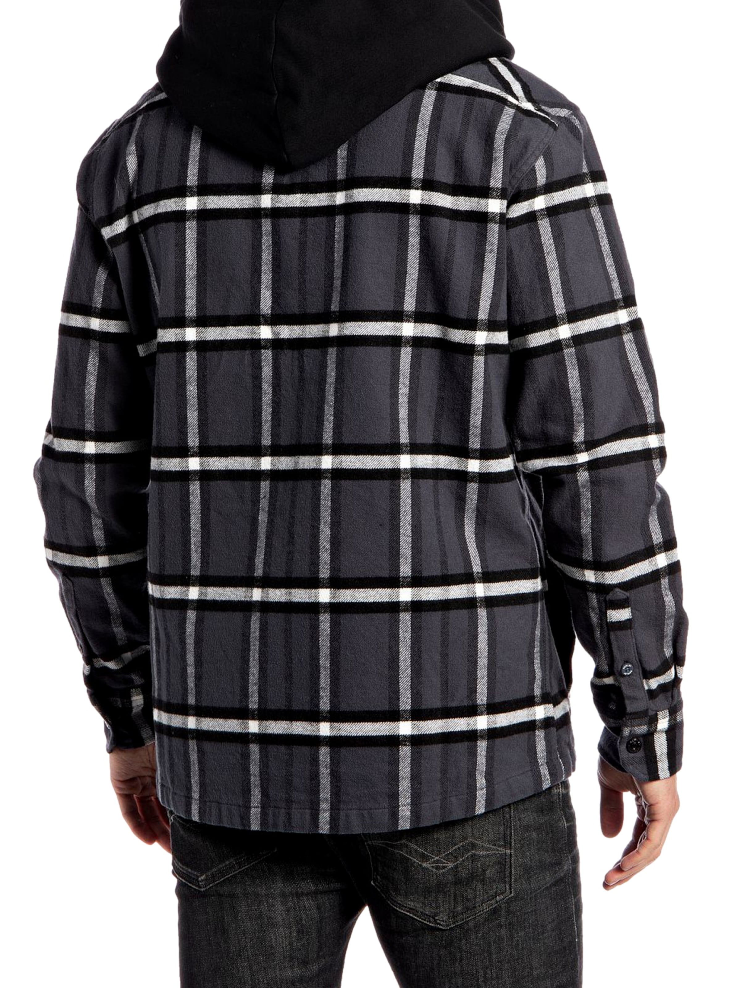 REPLAY Regular fit Overhemd in Zwart