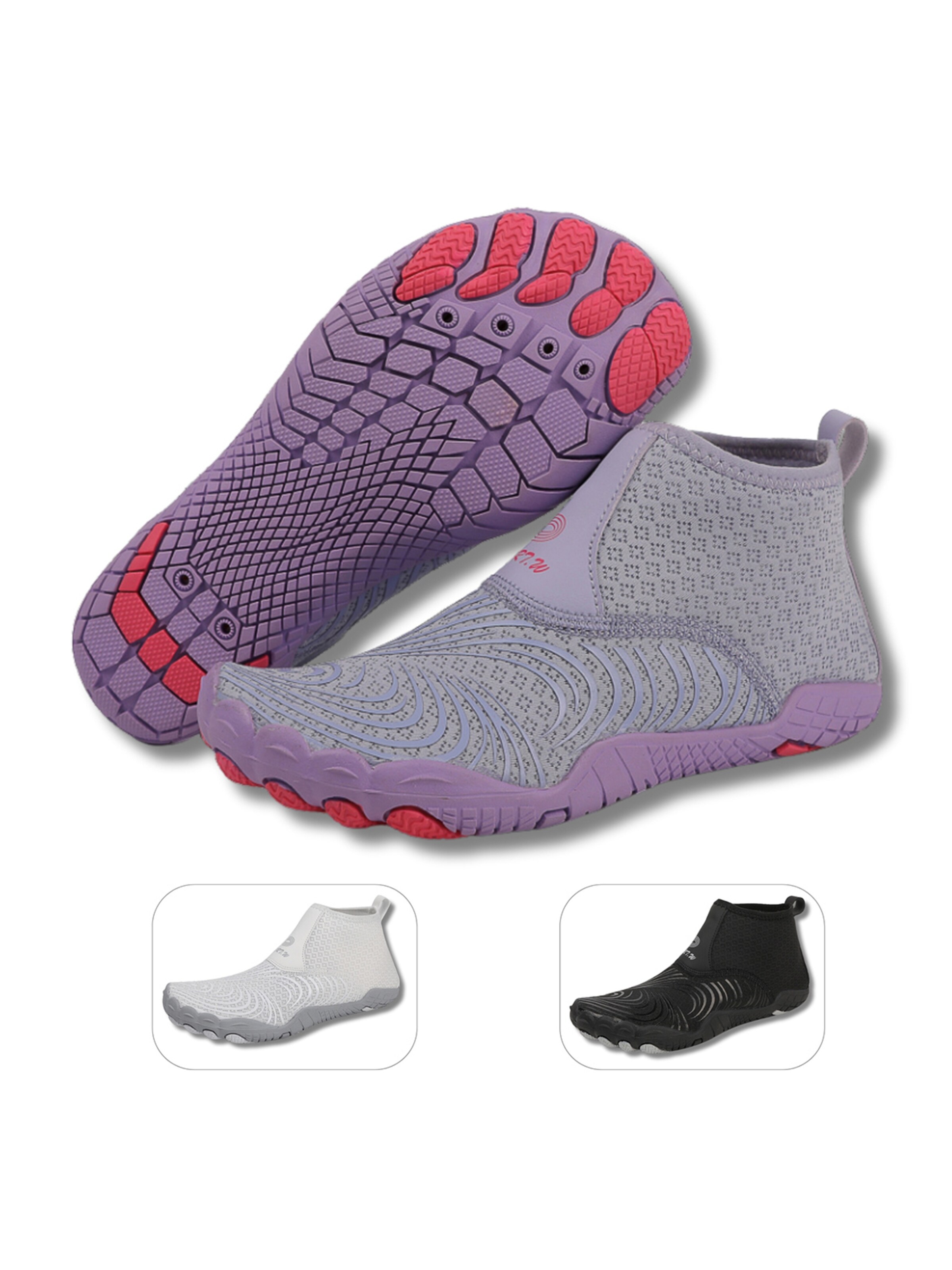 DOTALES Sneaker low 'DOTALES - GripStep Barfußschuhe'‌‌‌‌‌‌ in Lila: Vorderseite