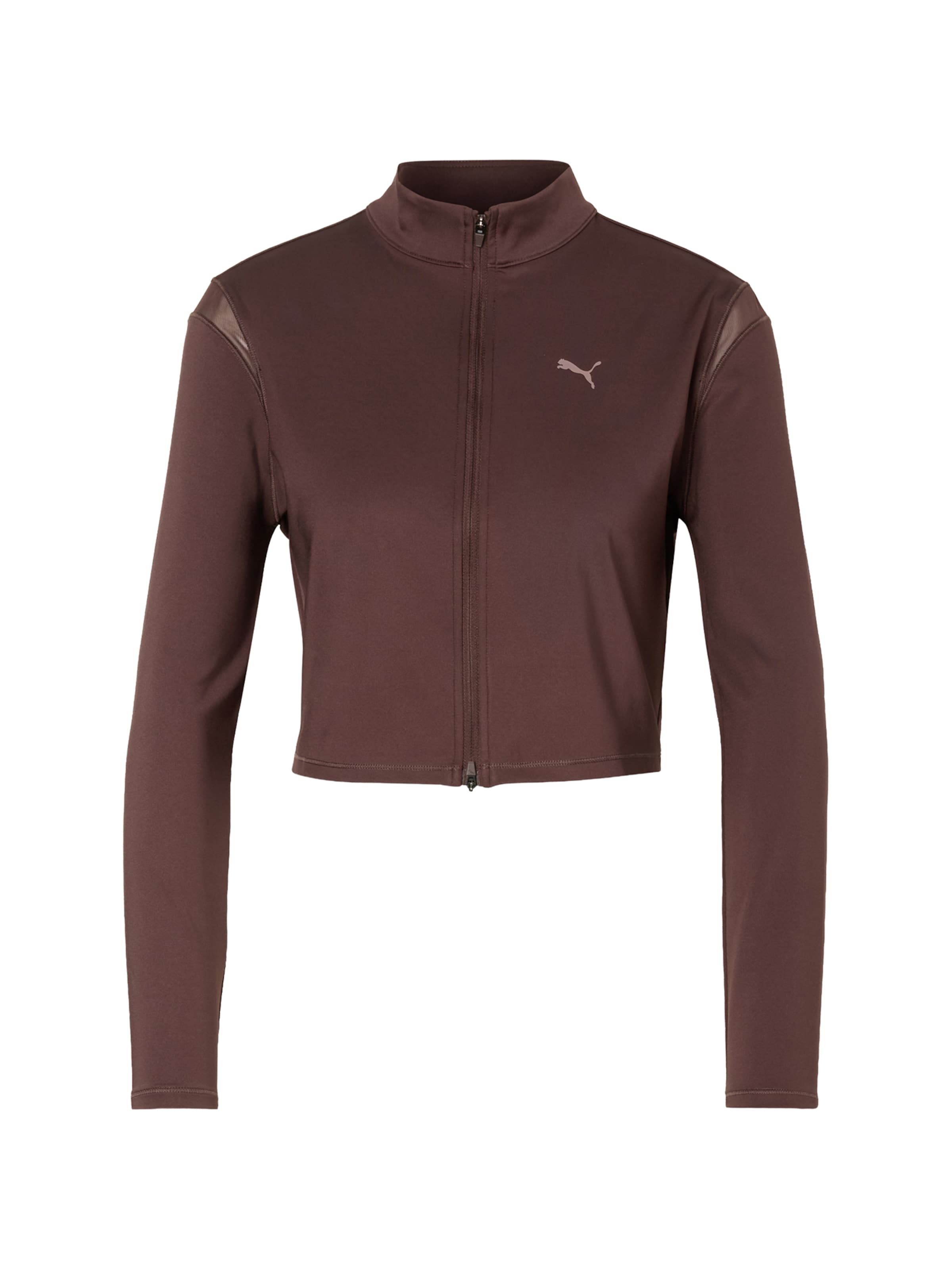 PUMAJakna za vježbanje 'SHINE' - smeđa boja: prednji dio