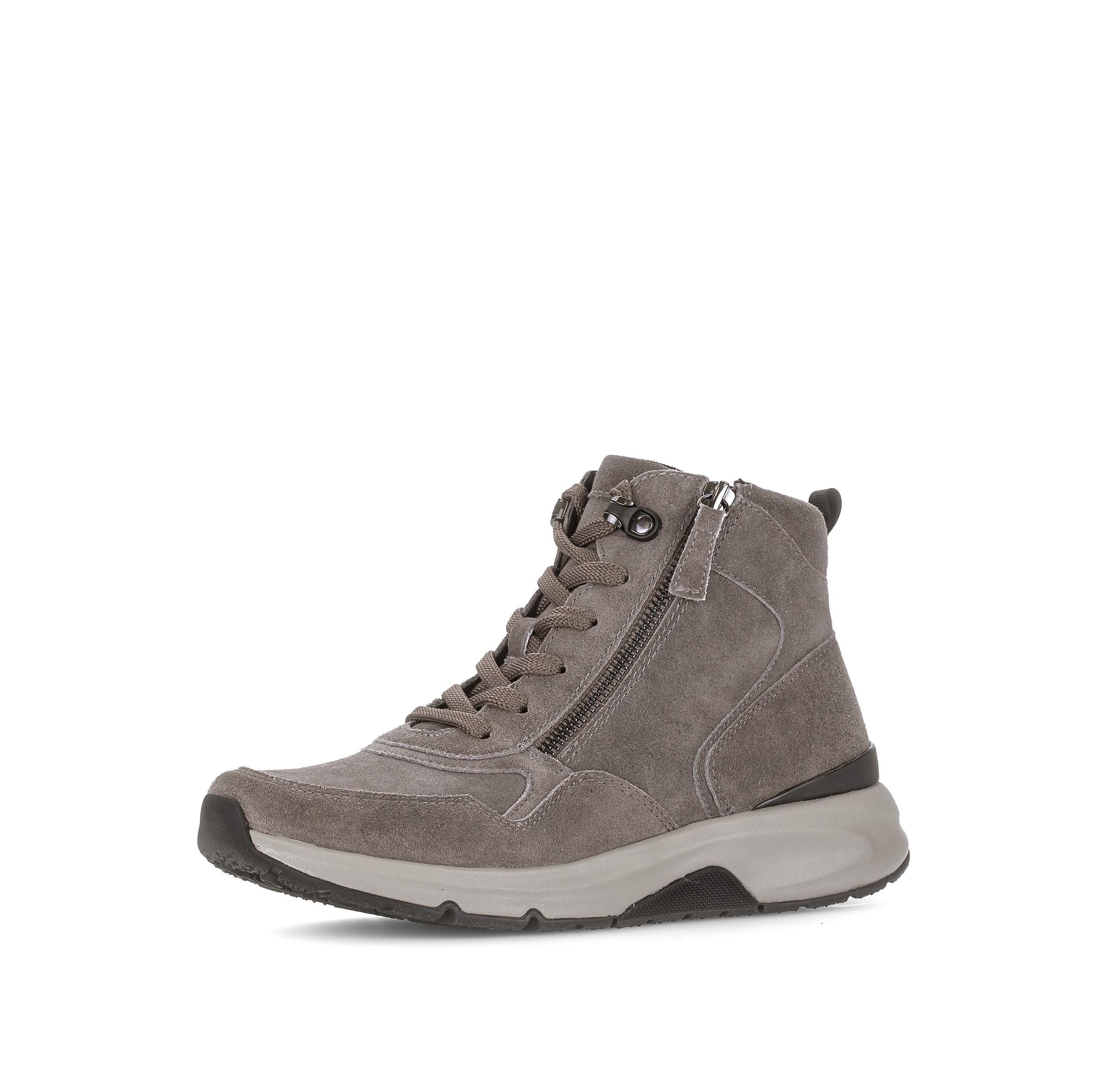 Stivaletto stringato di GABOR in grigio: frontale