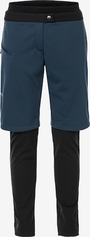 VAUDE Regular Outdoor Pants 'Moab' in Blue: front