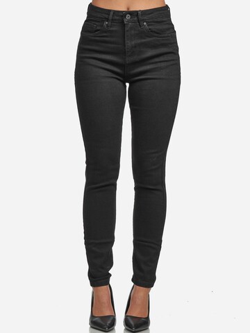 Tazzio Skinny Jeans 'F107' in Schwarz: Vorderseite