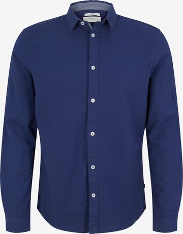 TOM TAILOR Regular Fit Hemd in Blau: predná strana