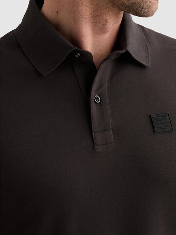 PME Legend Shirt 'Polo shirt in piqué with stretch and flight pocket' in Grey
