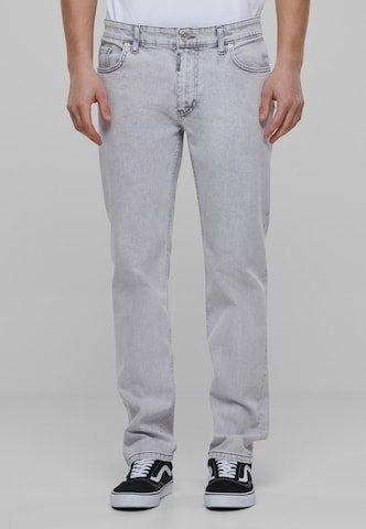 Tapered Jeans di 2Y Premium in grigio: frontale