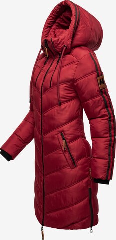 MARIKOO Winter Coat 'Armasa' in Red