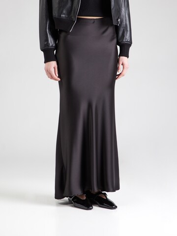 Gonna di Gina Tricot in nero: frontale