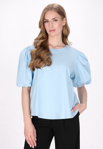 DreiMaster Klassik Blouse in Blauw: voorkant