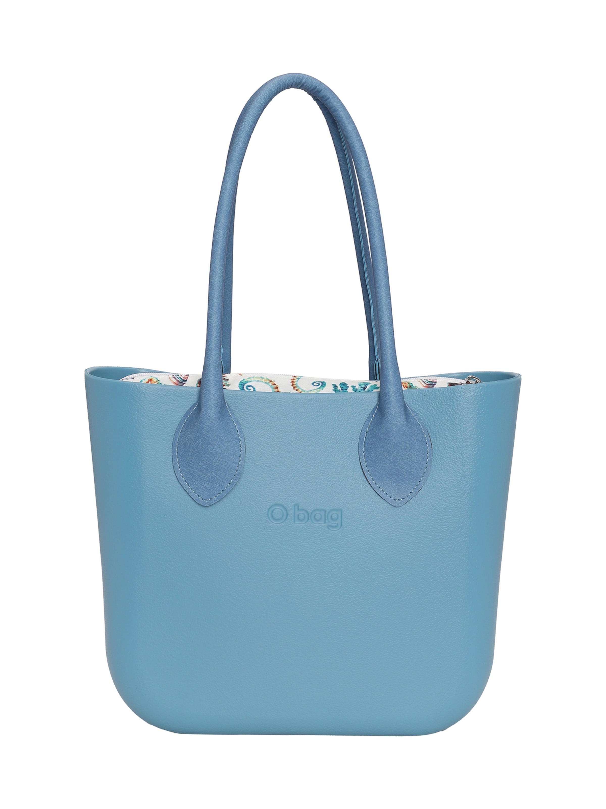 O bag Shopper Tasche Wasserabweisend, Mit Innentasche O bag mini in Blau: Vorderseite