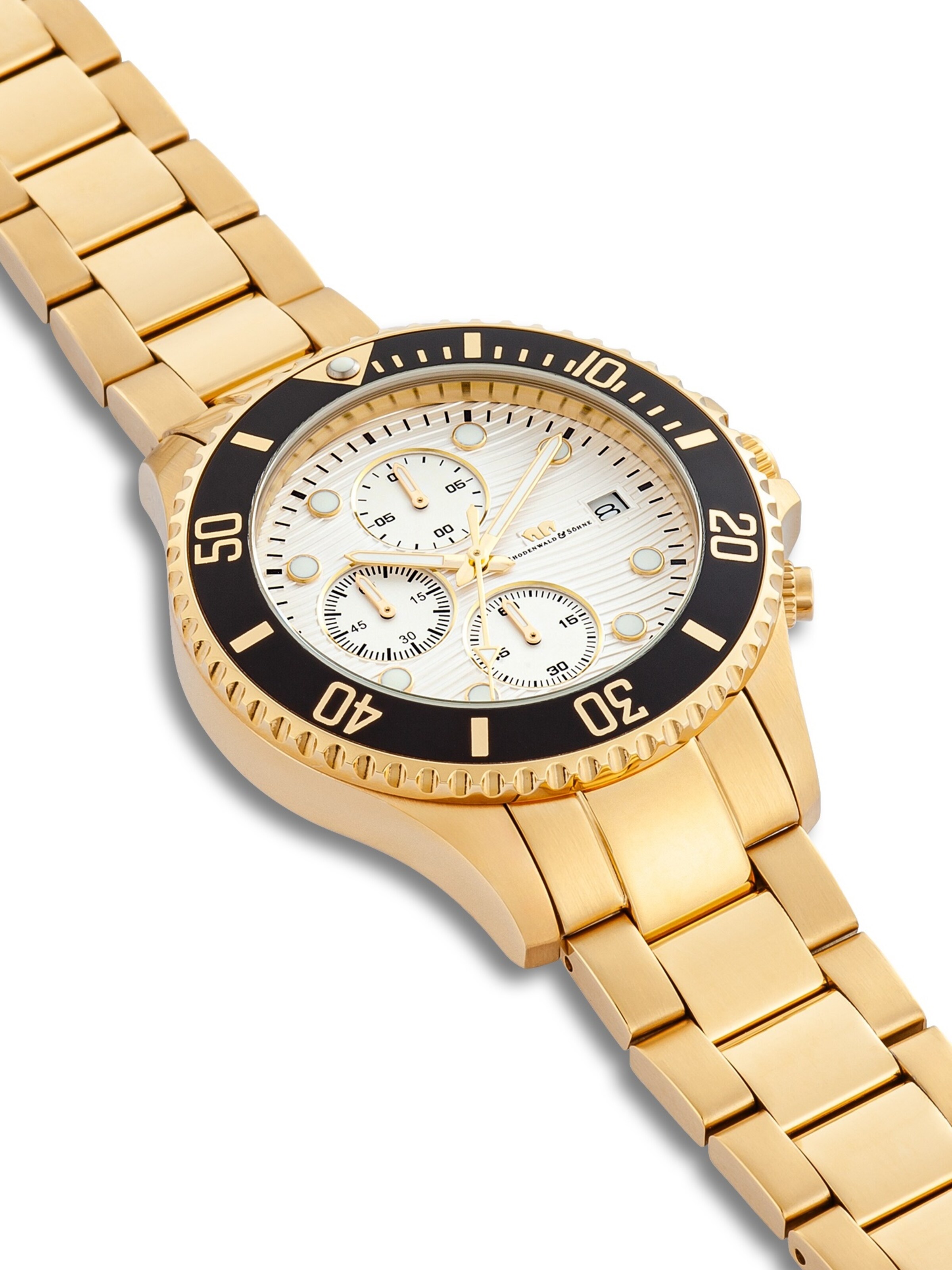 Rhodenwald & Söhne Analoguhr in Gold