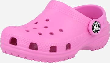 Calzatura aperta di Crocs in rosa: frontale