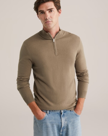 WE Fashion Pullover i grøn: forside
