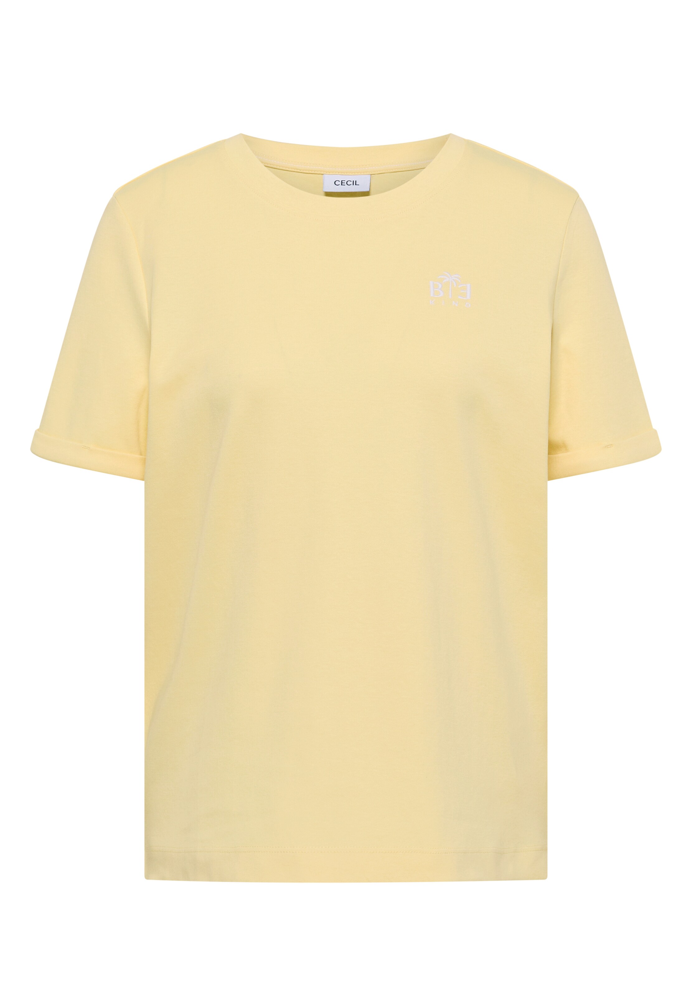 CECIL T-Shirt in Gelb: Vorderseite