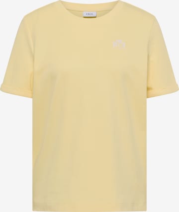 CECIL T-Shirt in Gelb: Vorderseite