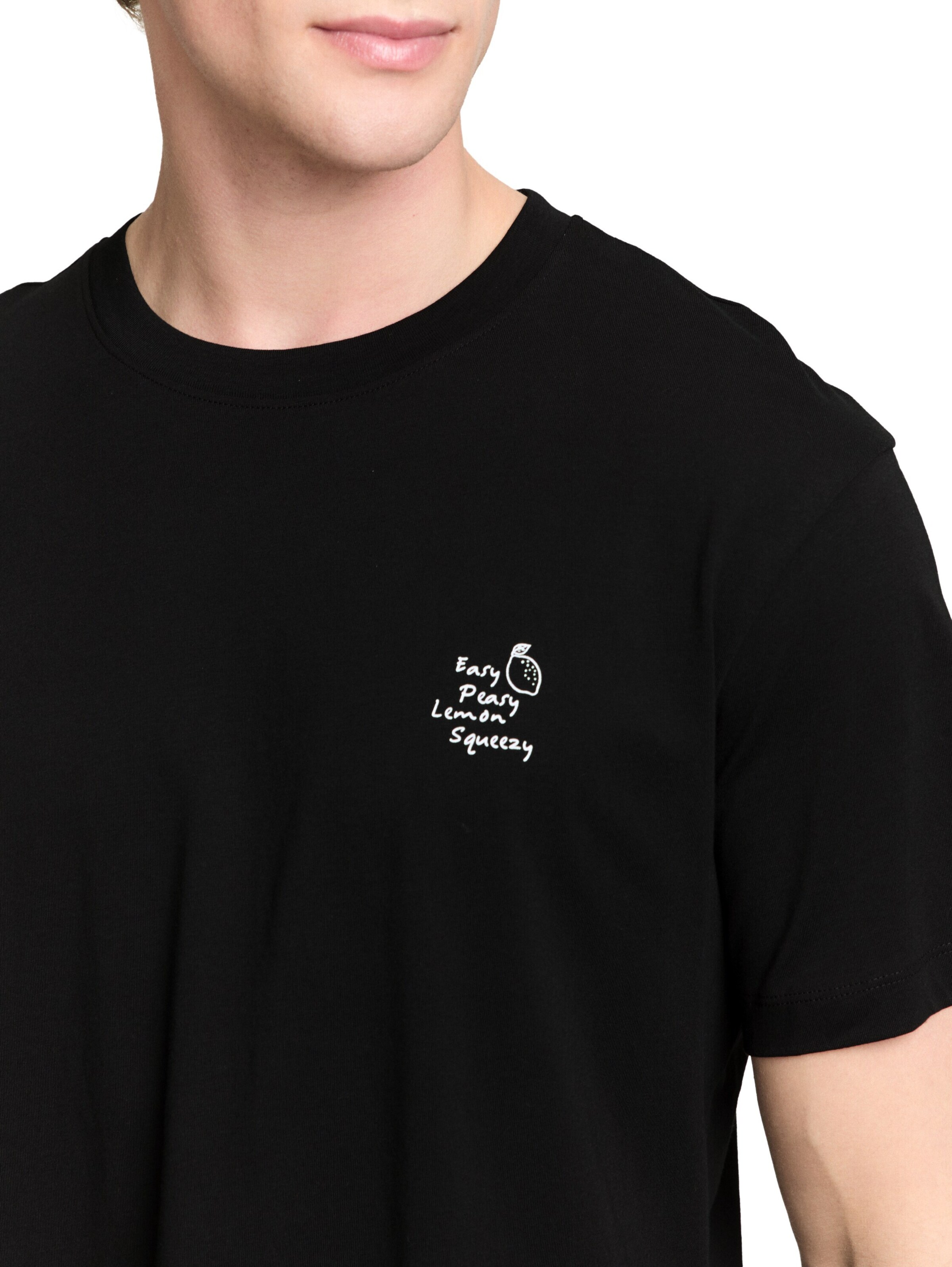TOM TAILOR Shirt in Zwart