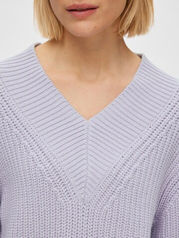 SELECTED FEMME Pullover 'MILEA' in Lila