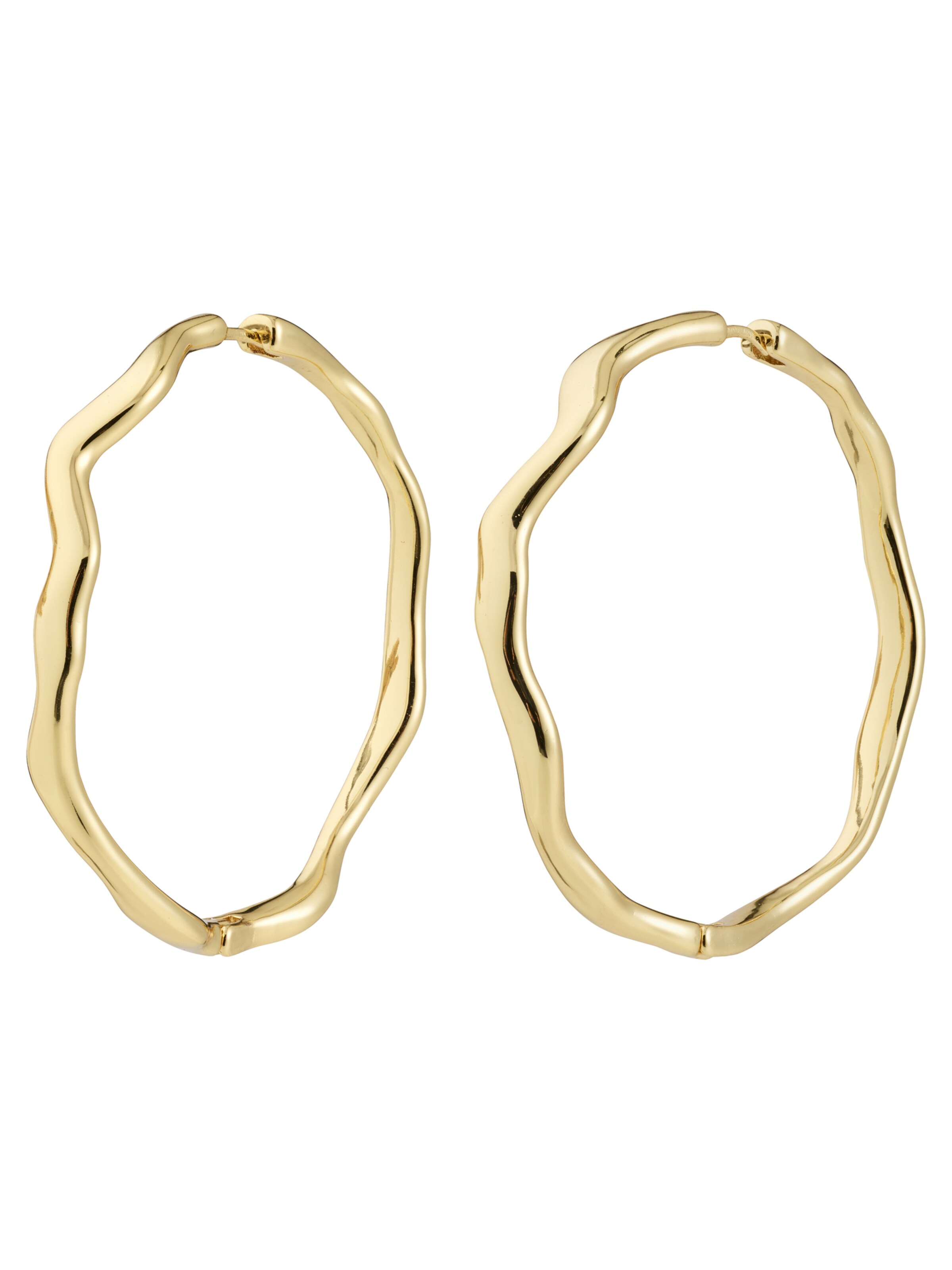 Boucles d'oreilles 'Larkin' Pilgrim en or : devant