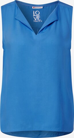 STREET ONE Blouse in Blauw: voorkant