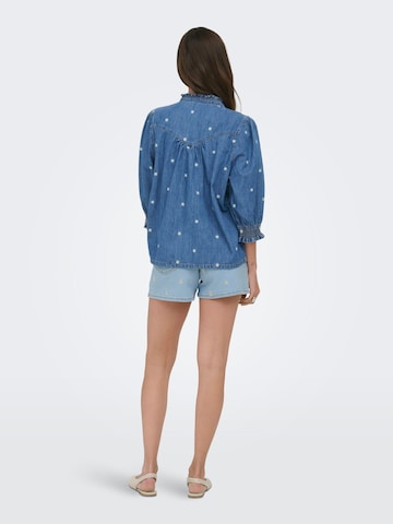 ONLY Blouse 'Raya' in Blauw
