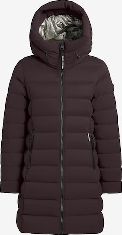 Manteau d’hiver 'Nekar2' khujo en violet : devant