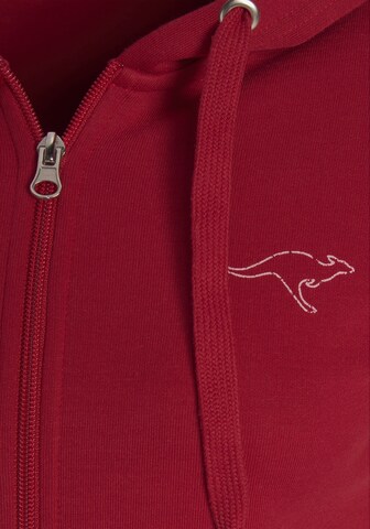 KangaROOS Sweat jacket in Red