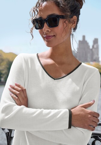 VIVANCE Pullover in Weiß