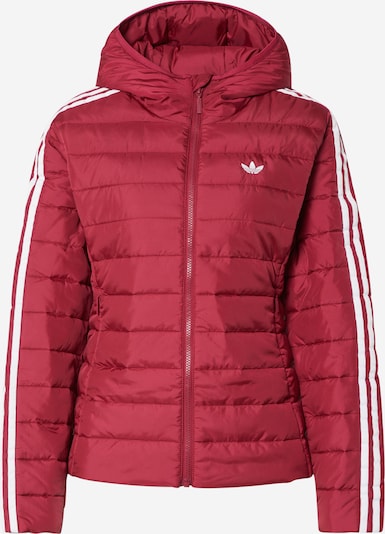 ADIDAS ORIGINALS Přechodná bunda - karmínově červené / bílá, Produkt