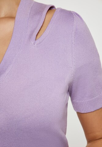 faina Knit cardigan in Purple