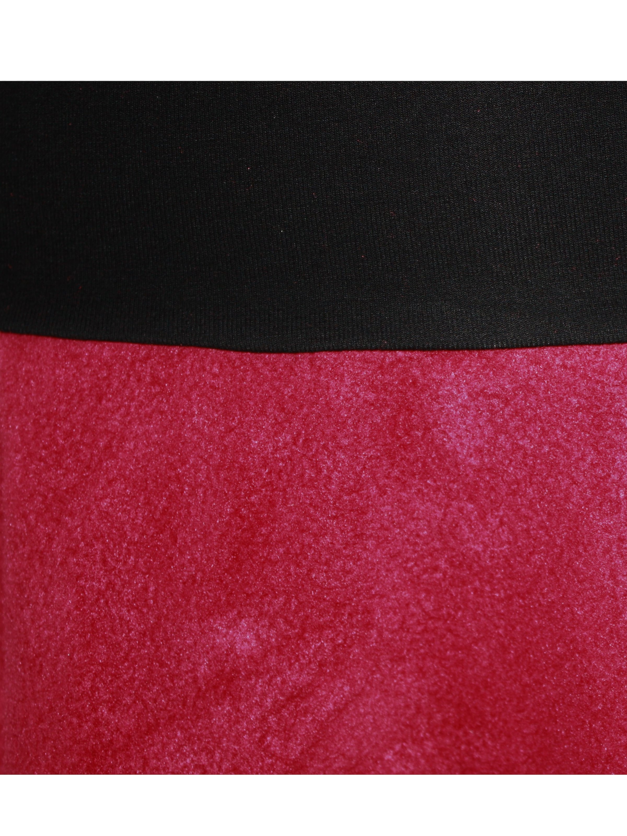 dunkle design Rock 'A-Linie Fleece'‌‌ in Rot