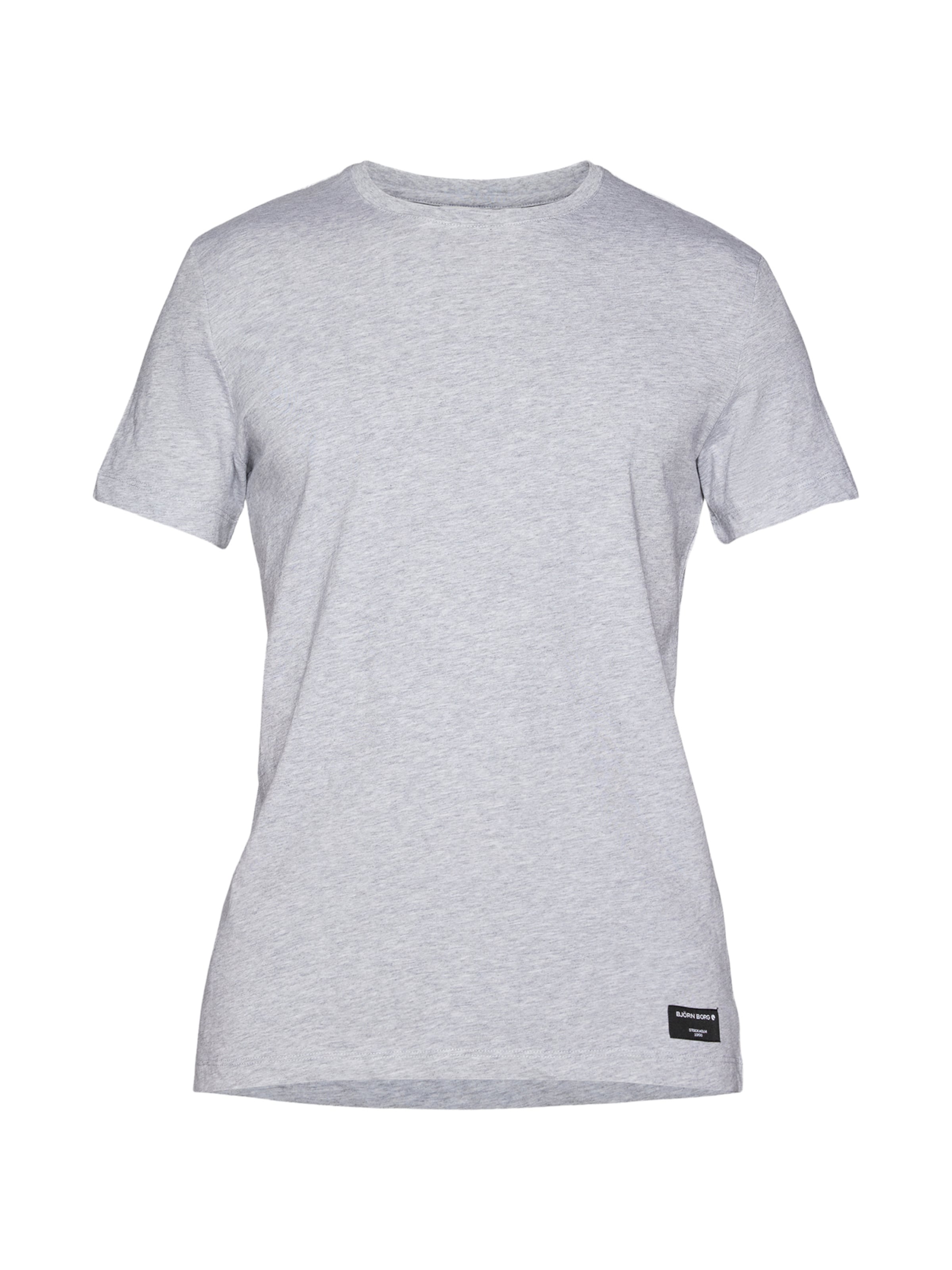 Maglia funzionale 'CENTRE' di BJÖRN BORG in grigio: frontale