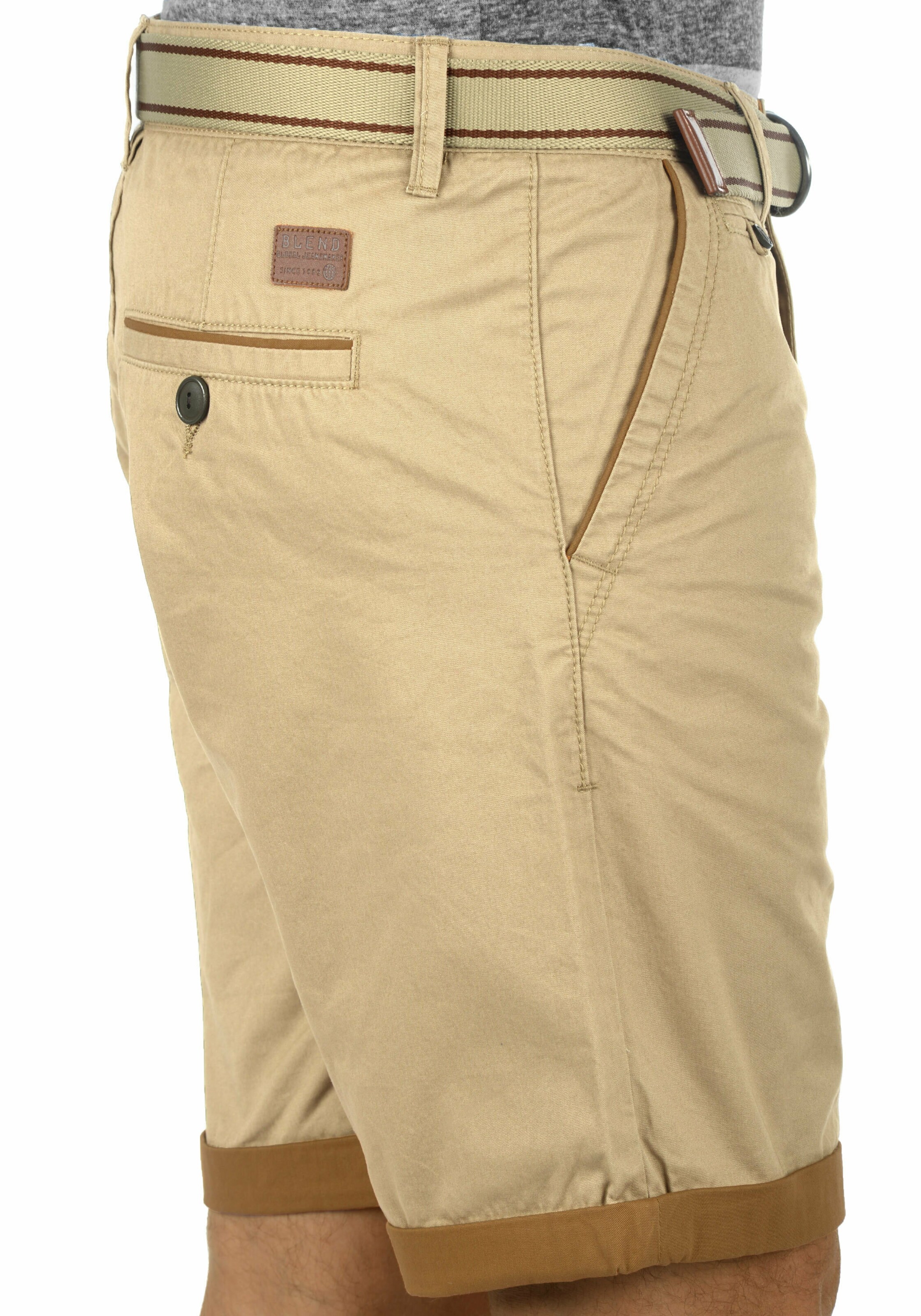BLEND Regular Pants 'BHNeji' in Beige